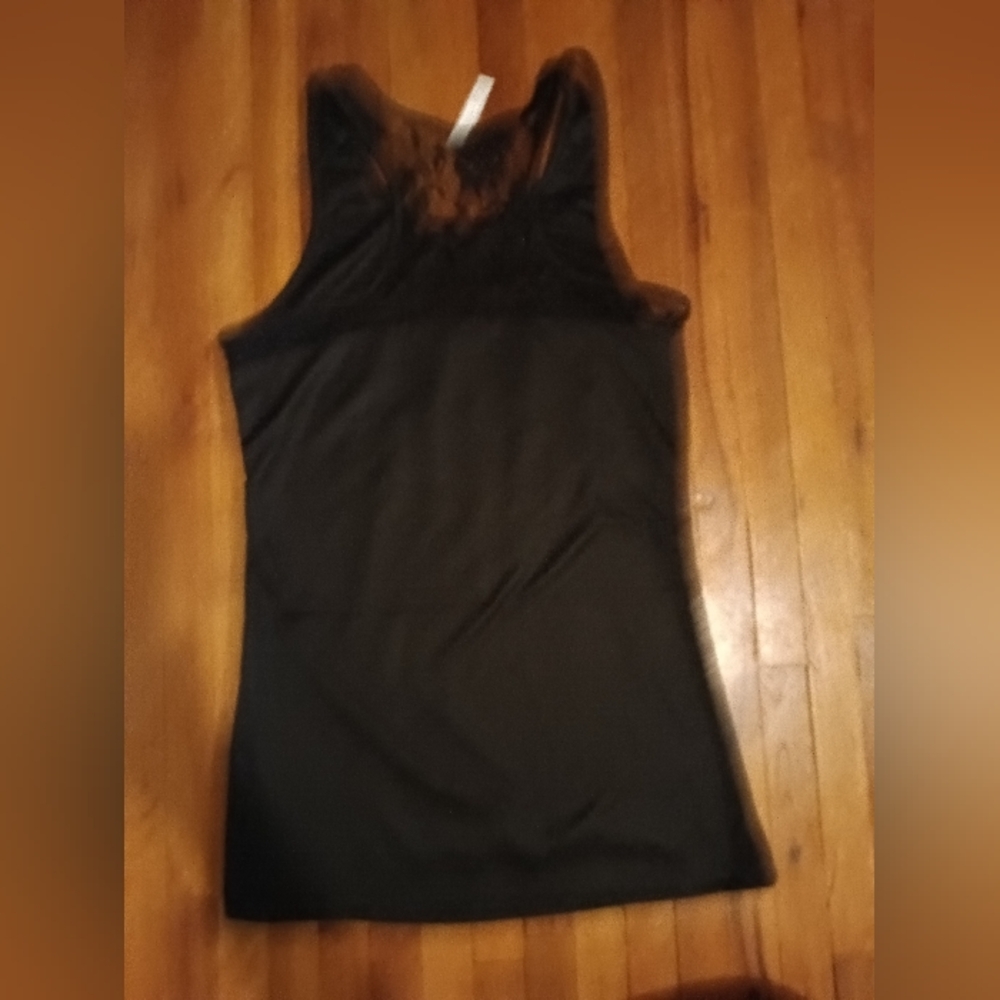 Black Skeleton Print Women's Tank Top - Picture 3 of 3